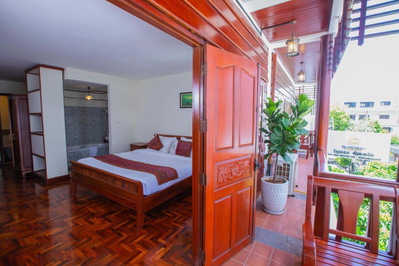 Phongsavath Boutique Hotel Vientiane Exteriör bild